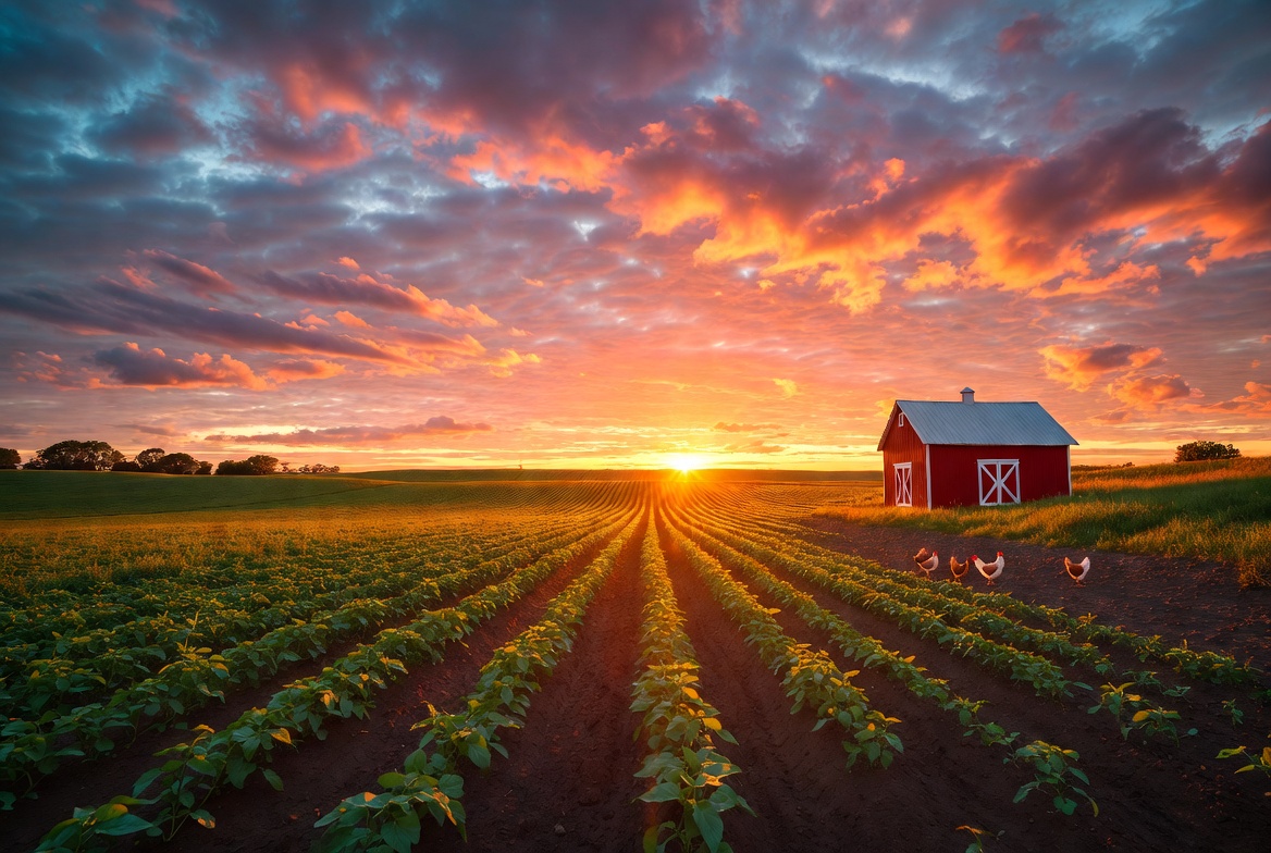 Local farm in Southern Maine — source of fresh ingredients for artisan bakers